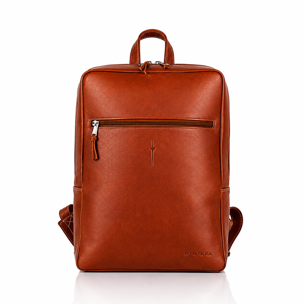 Toni Bold Leather Laptop Backpack