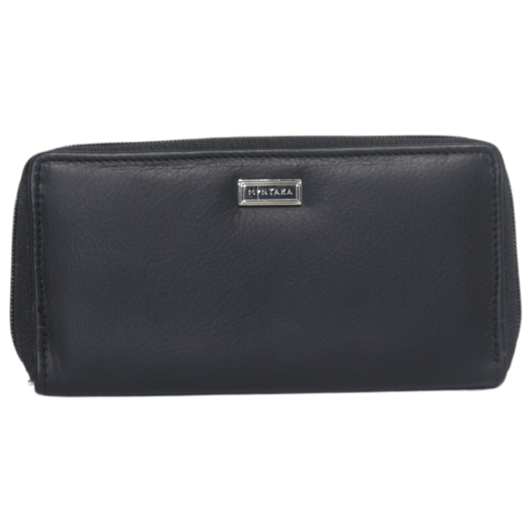 Tina Leather Zip Around Purse