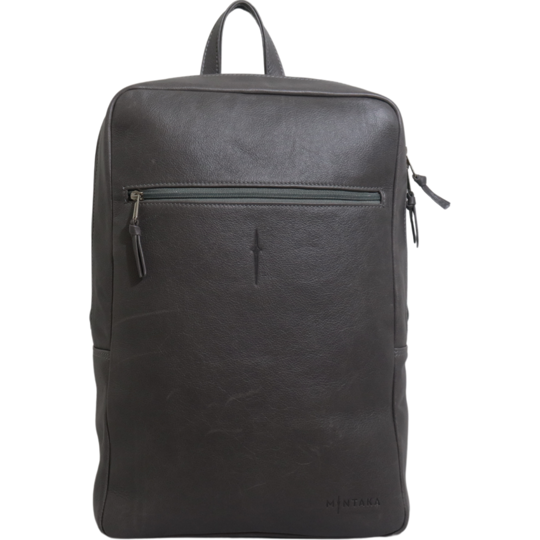 Toni Bold Leather Laptop Backpack