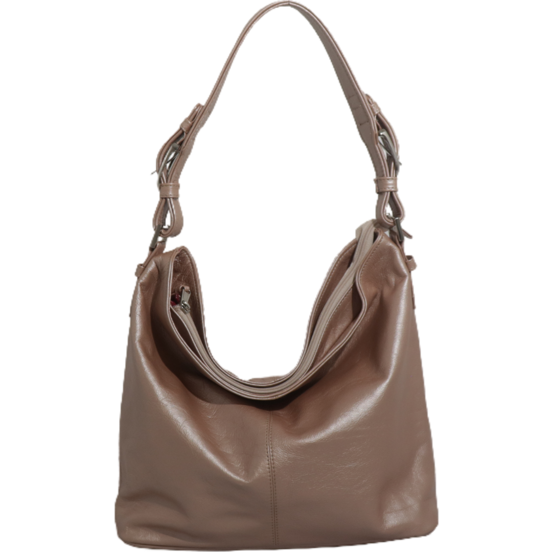 Olivia Hobo Leather Bag