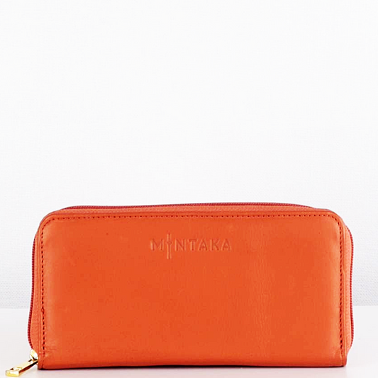 Charmaine Zip Leather Purse