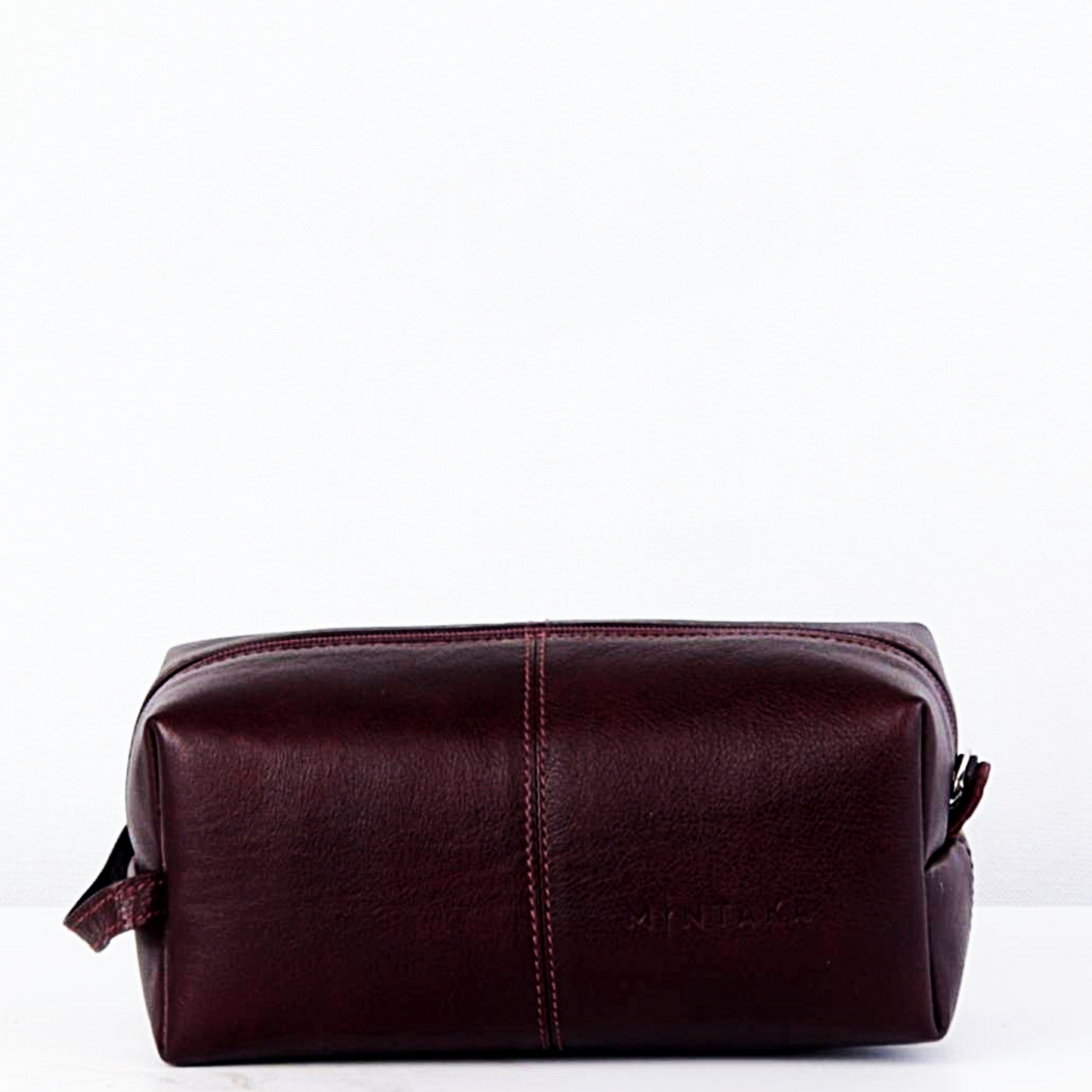 Men’s Doppio Leather Wash Bag