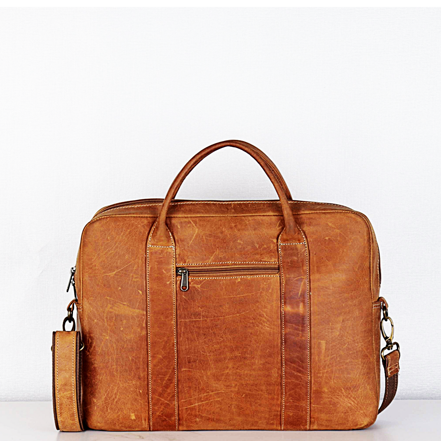 Sandton Leather Laptop Briefcase