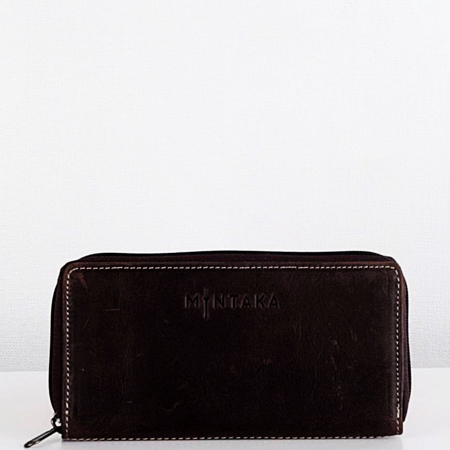 Tina Leather Zip Around Purse