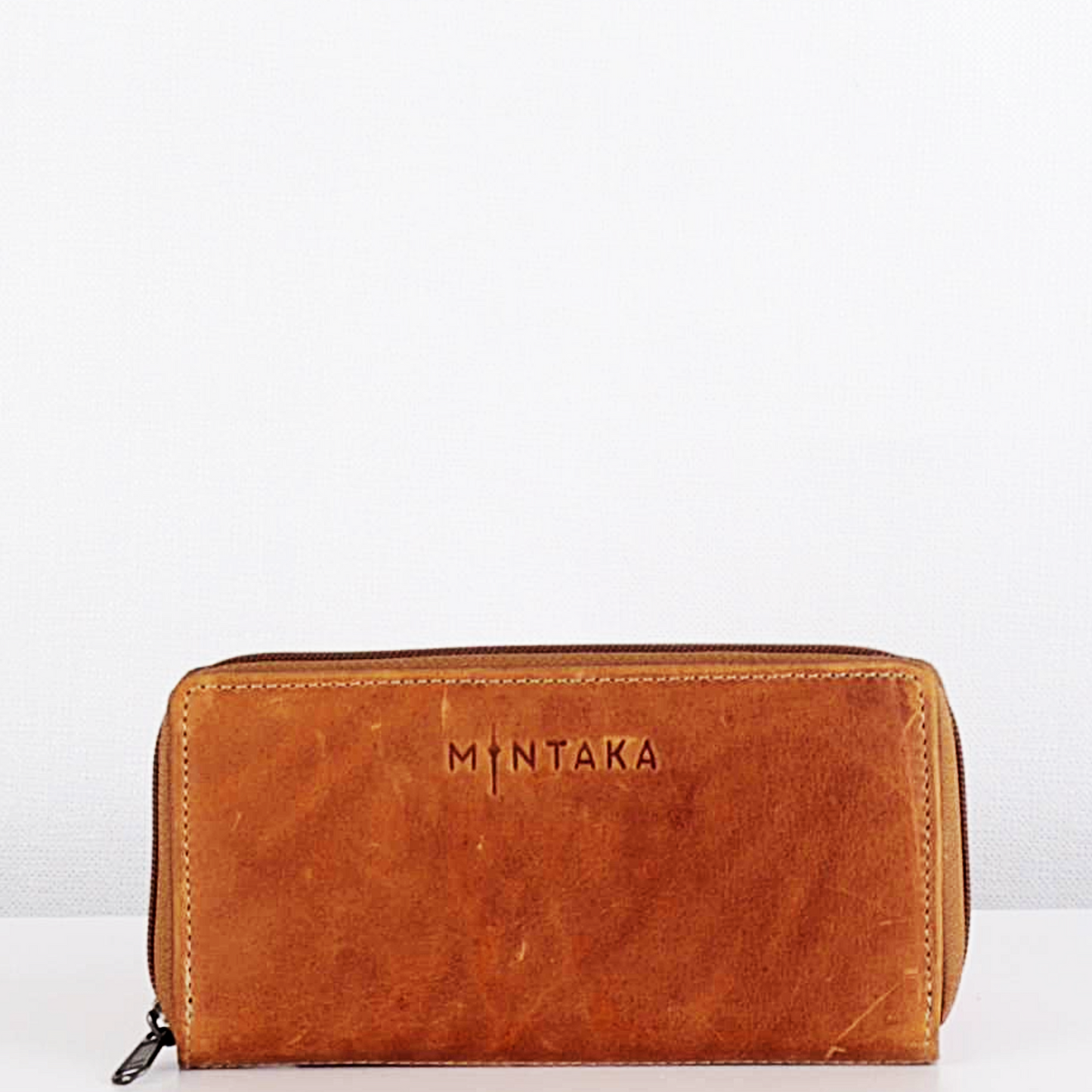 Tina Leather Zip Around Purse