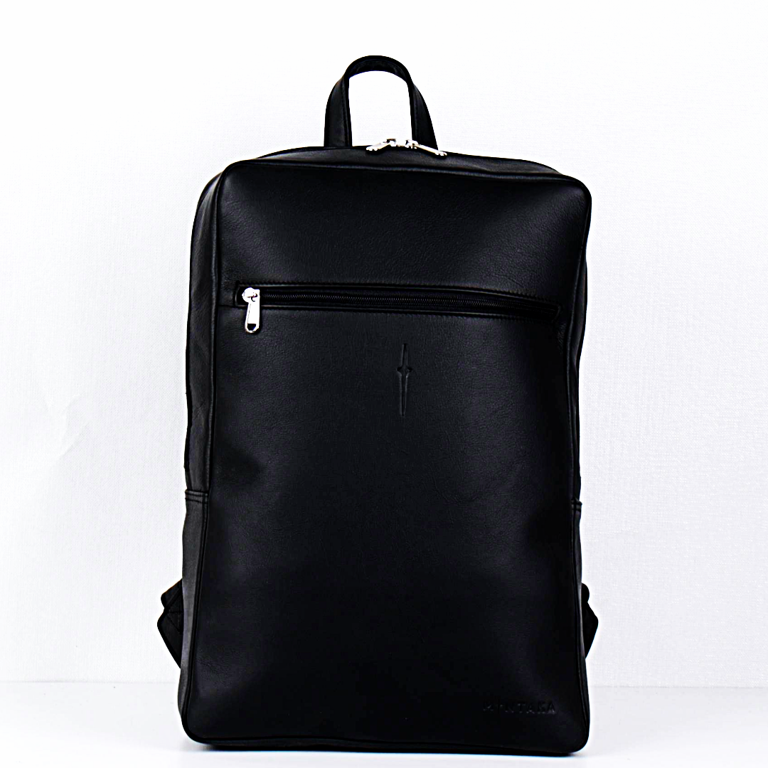 Toni Bold Leather Laptop Backpack