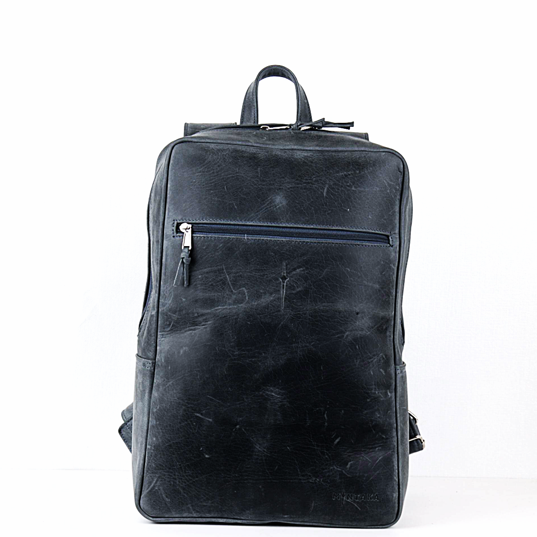 Toni Bold Leather Laptop Backpack