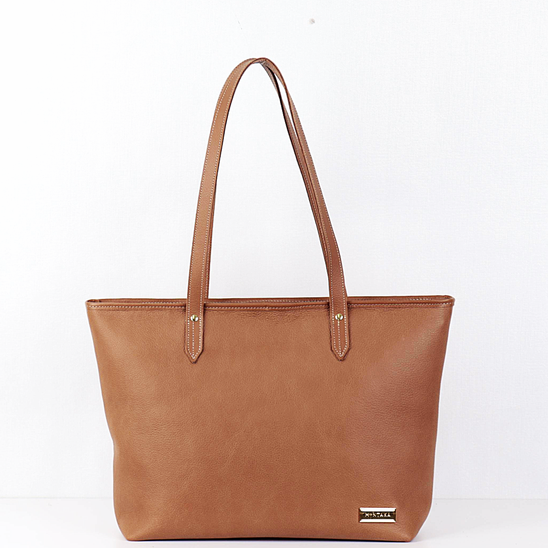 Luna Leather Shopper