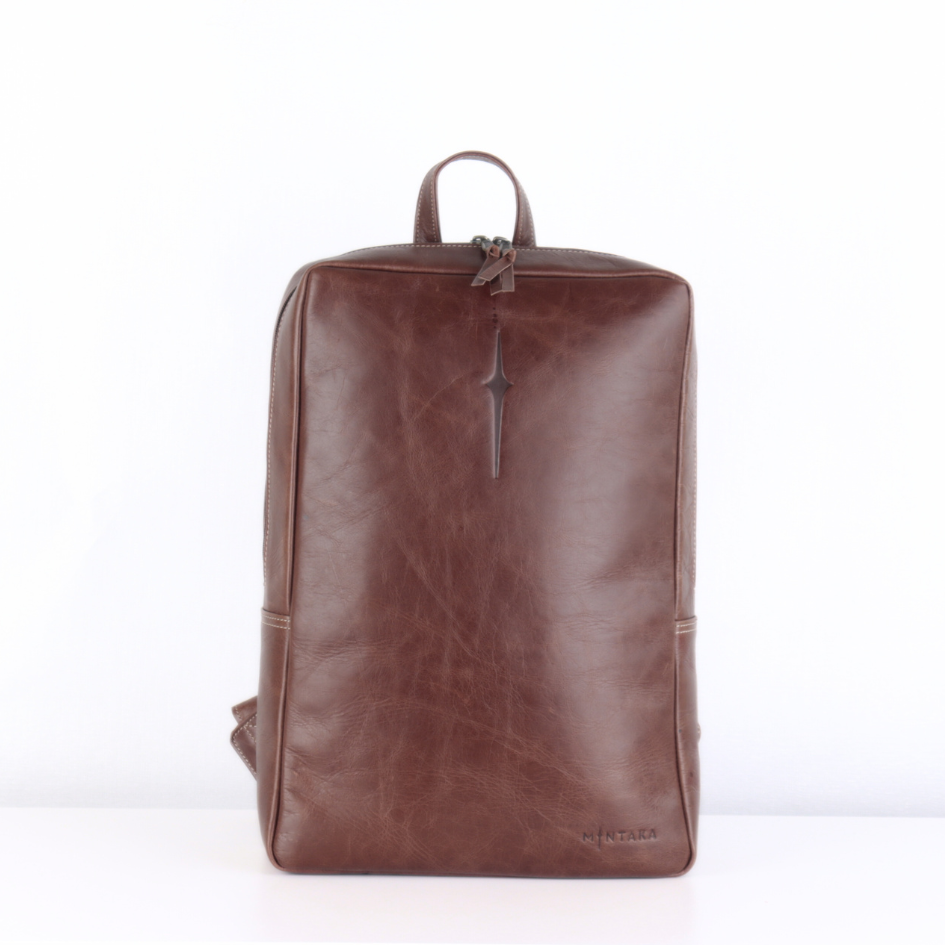 Toni Leather Laptop Backpack