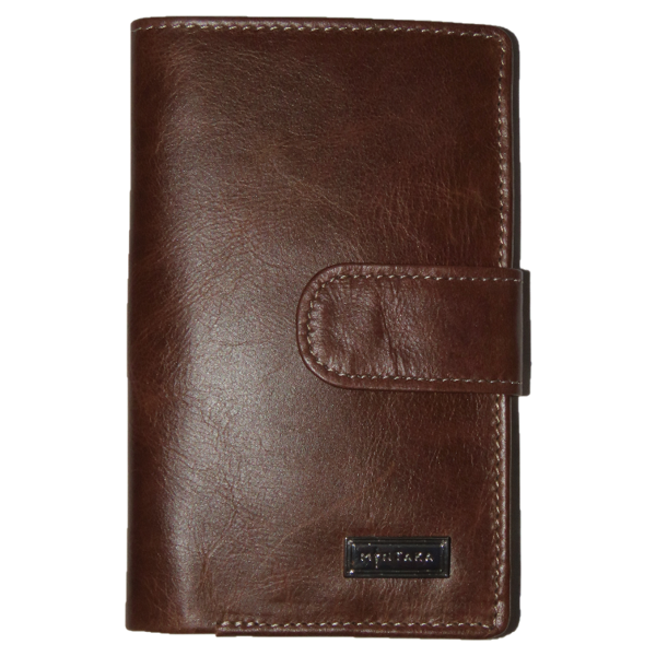 Hannah 3 Fold Unisex Leather Purse