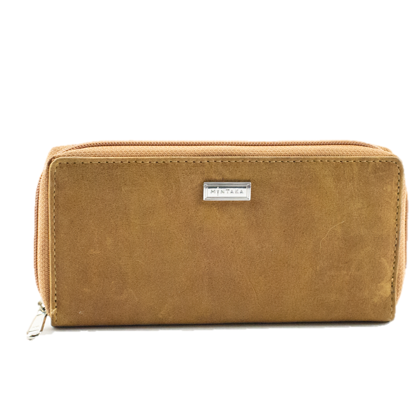 Tina Leather Zip Around Purse