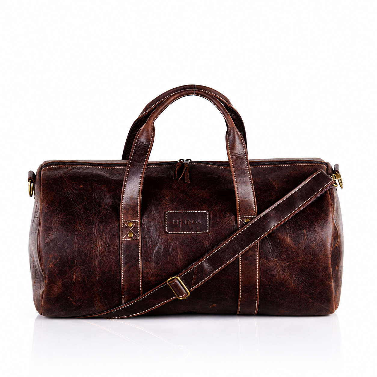 Fabi Leather Duffel Bag