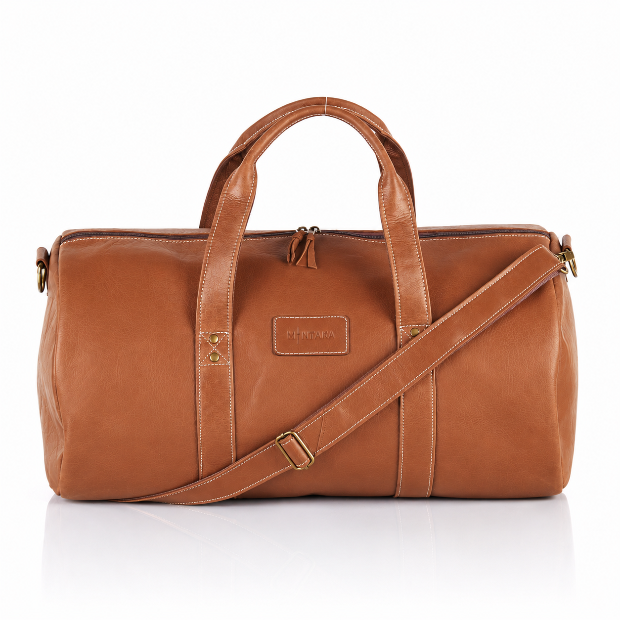 Fabi Leather Duffel Bag