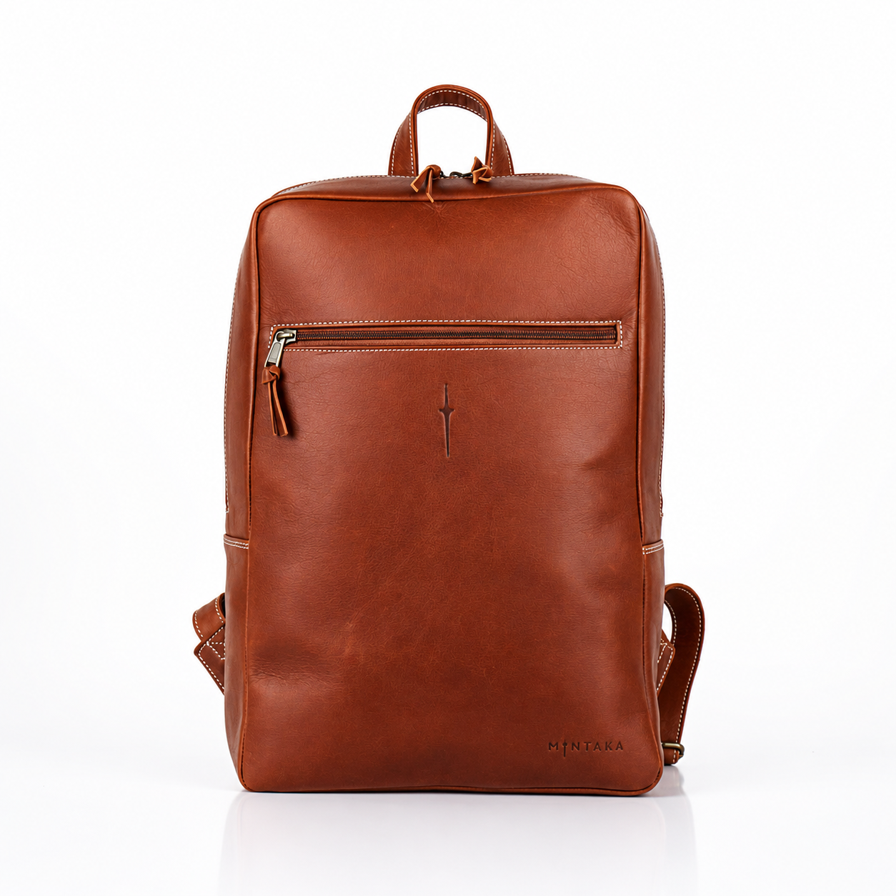 Toni Bold Leather Laptop Backpack