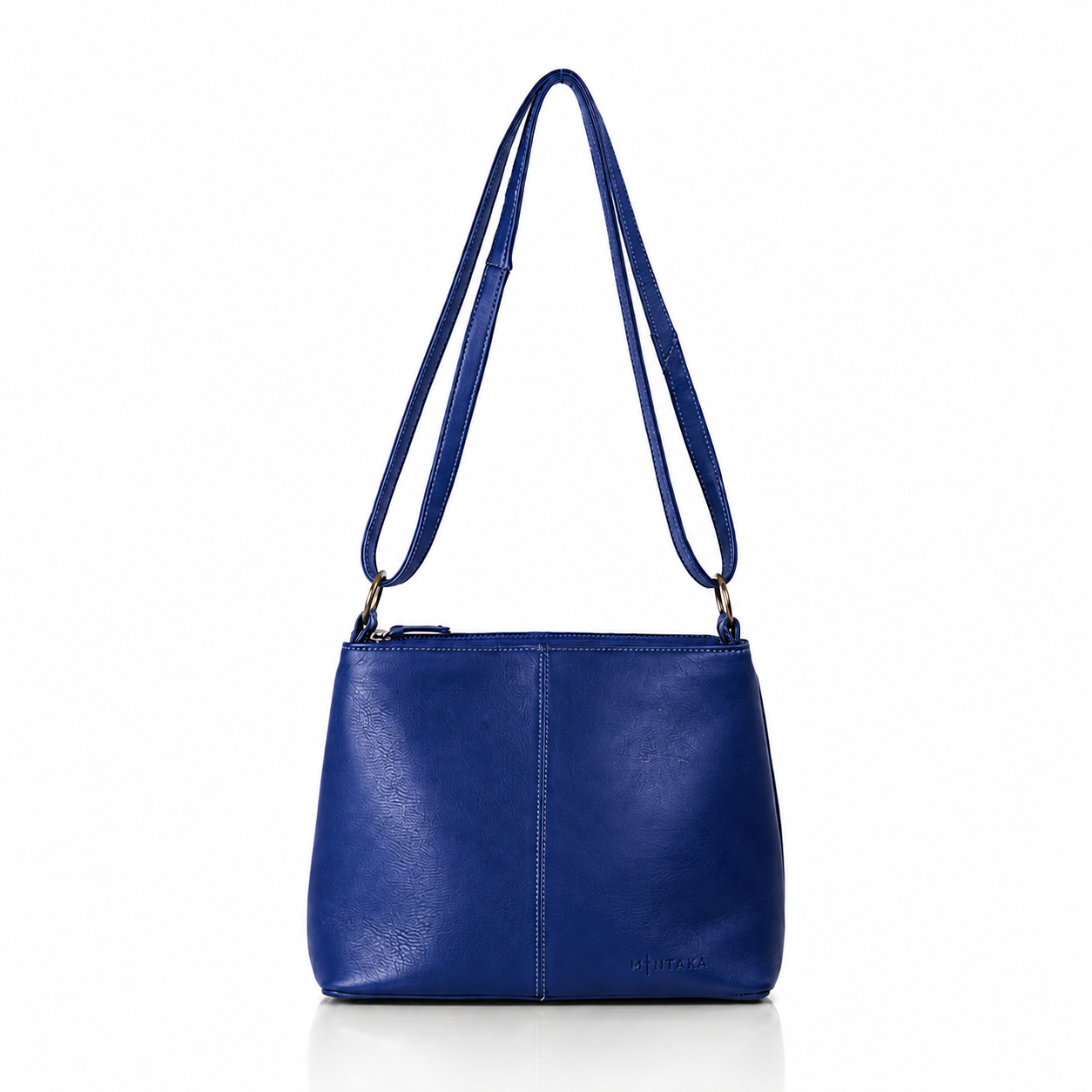 Thuli Double Zip Leather Bag