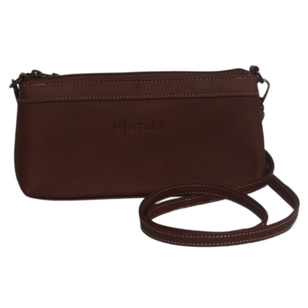 Carol Leather Clutch Bag