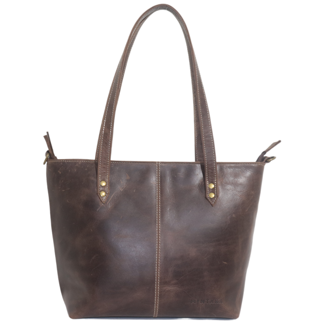 Mars Leather Shopper Bag