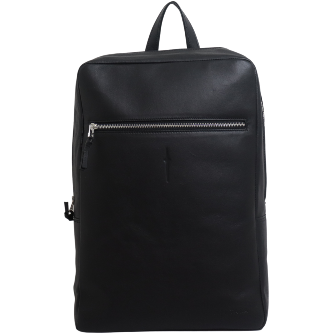 Toni Bold Leather Laptop Backpack