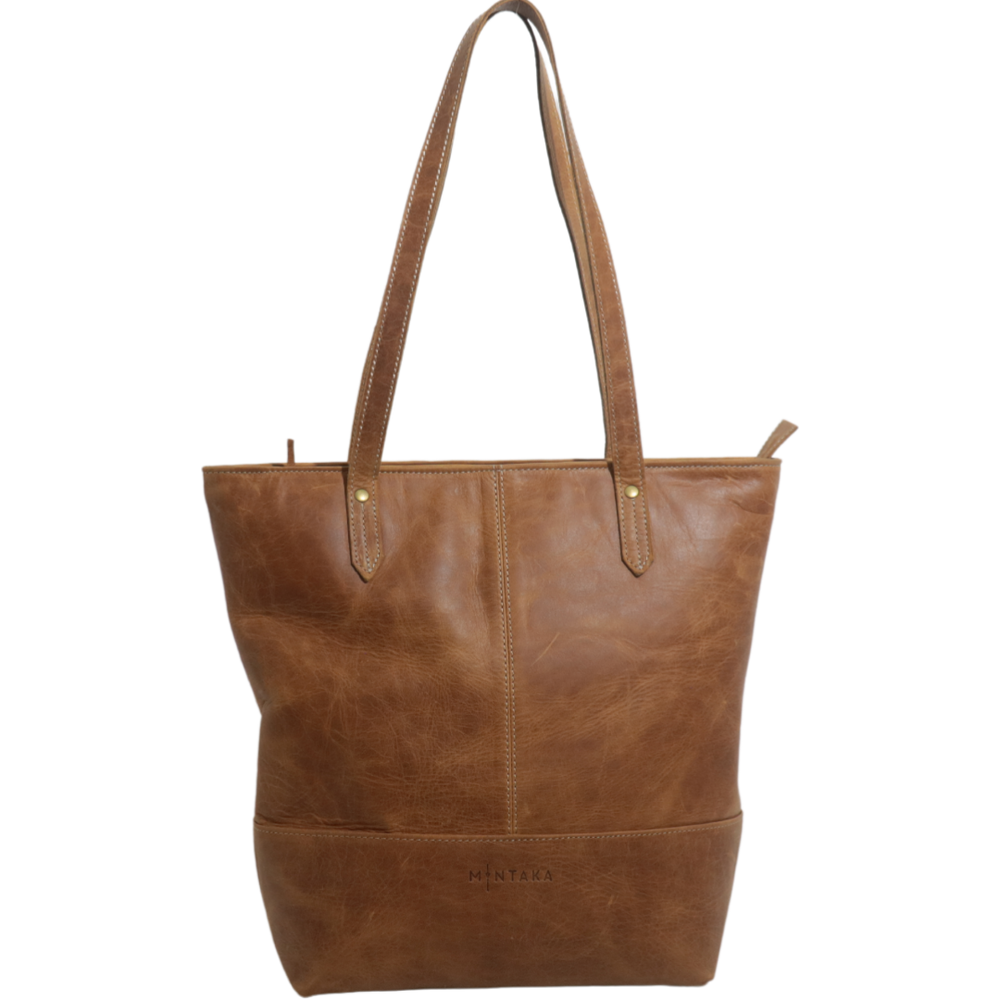 
            
                Load image into Gallery viewer, Lexa Leather Shopper
            
        