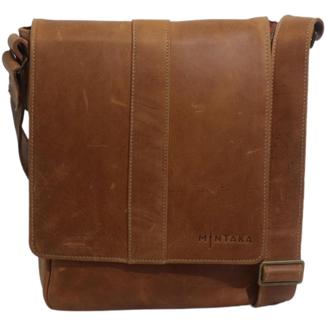 Jaguar Leather Messenger Bag