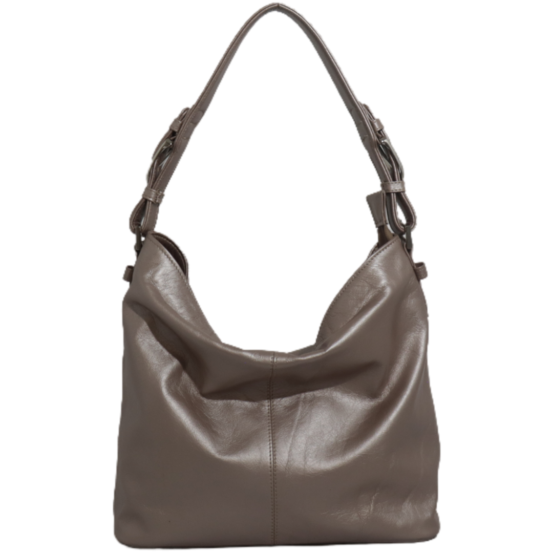 Olivia Hobo Leather Bag
