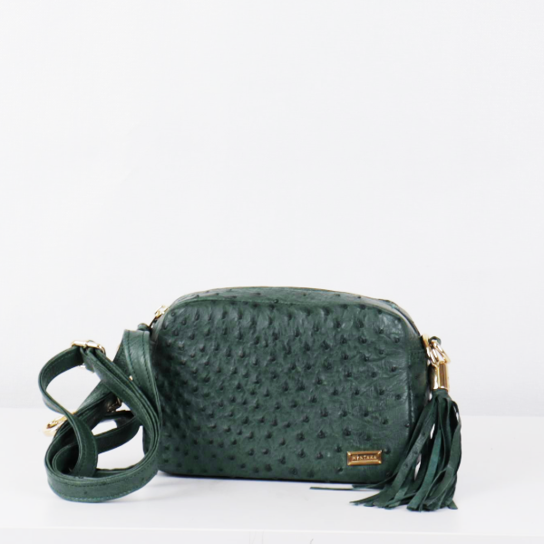 Ostrich Dinaledi Crossbody Handbag