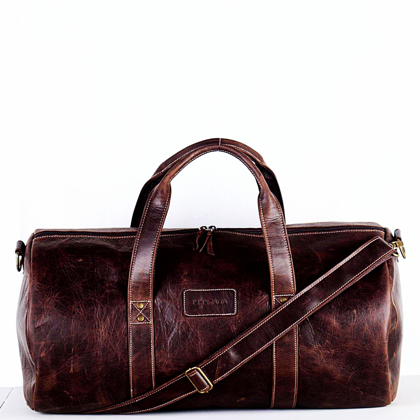 Fabi Leather Duffel Bag