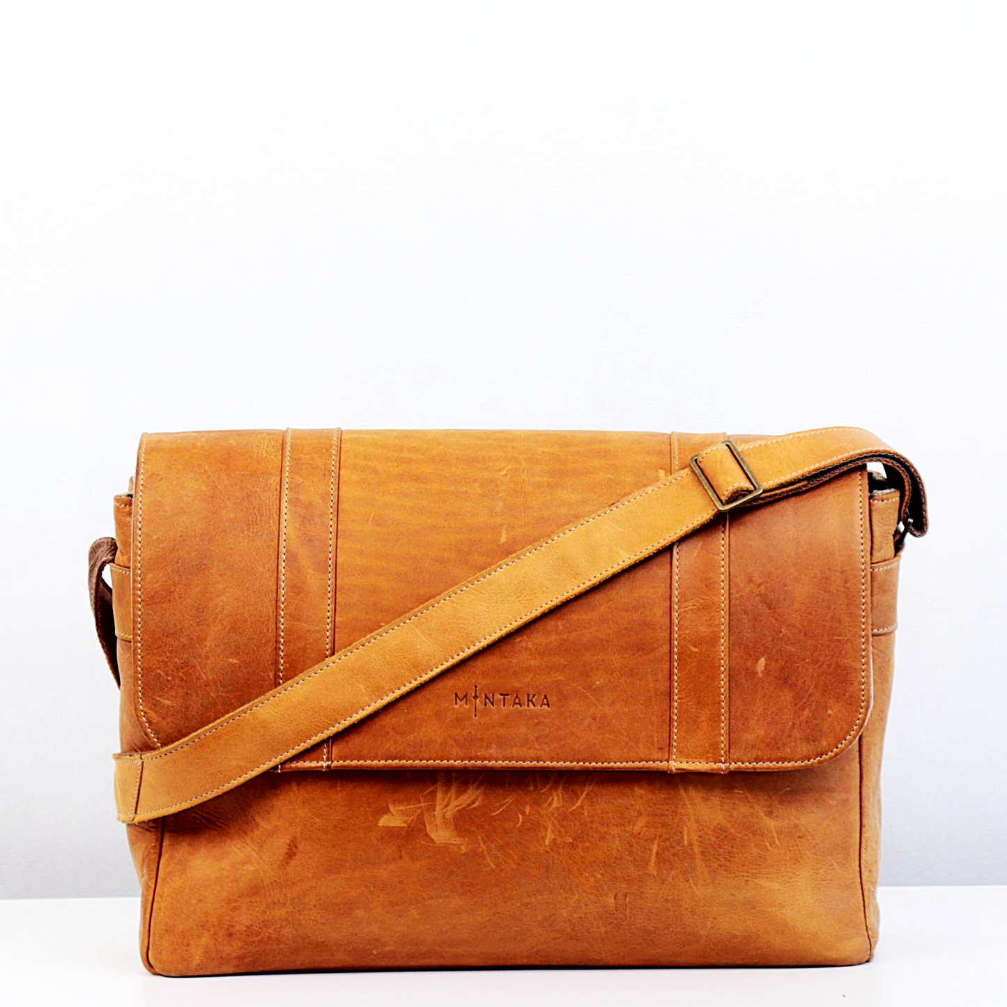 Smith Leather Laptop Satchel