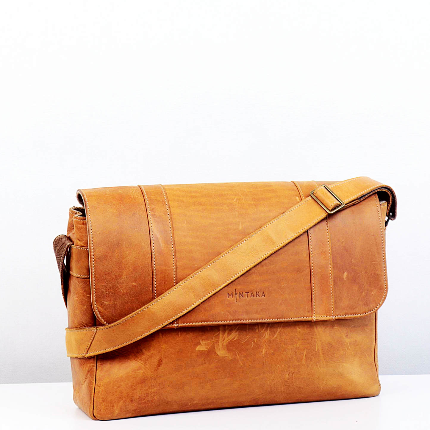 Smith Leather Laptop Satchel