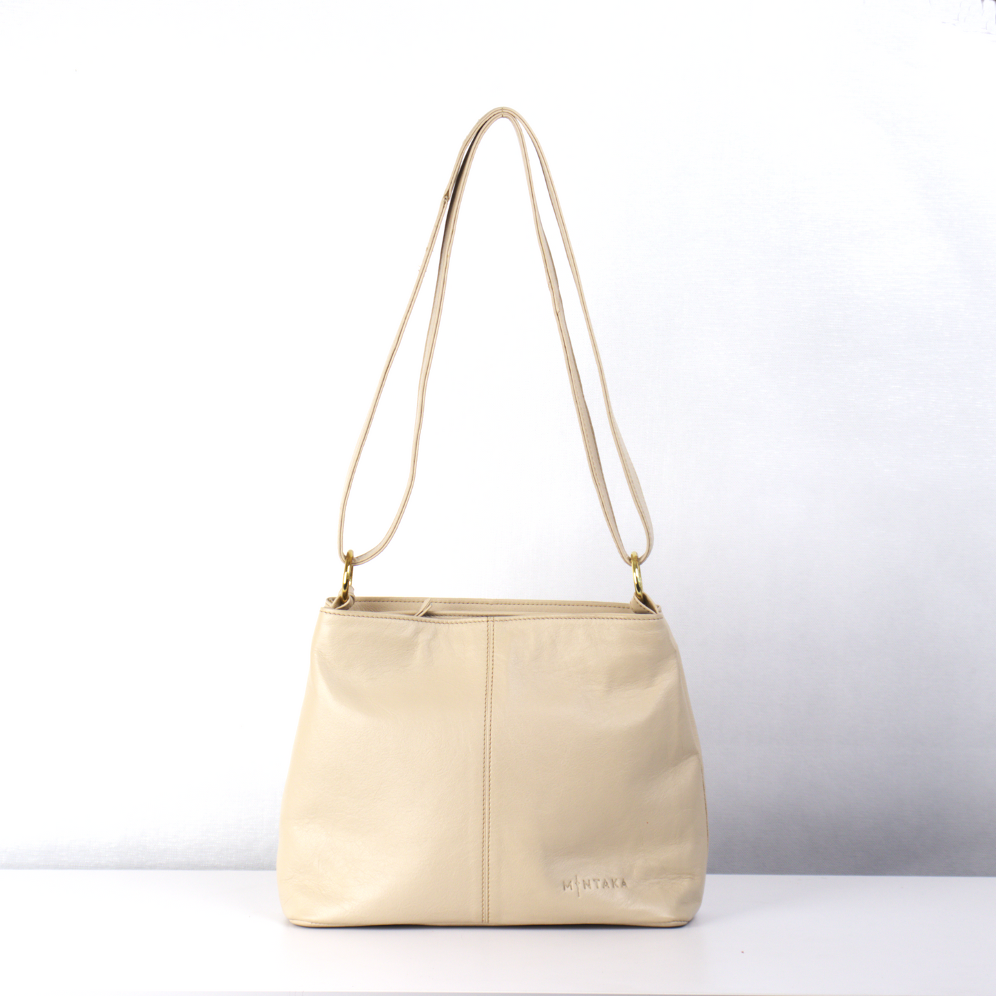 Thuli Double Zip Leather Bag
