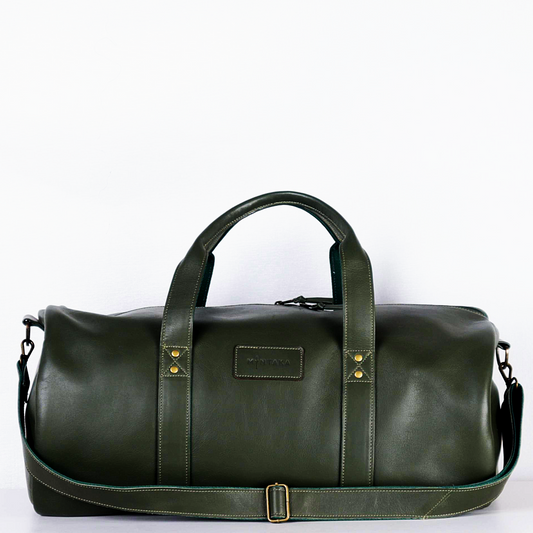 Fabi Leather Duffel Bag