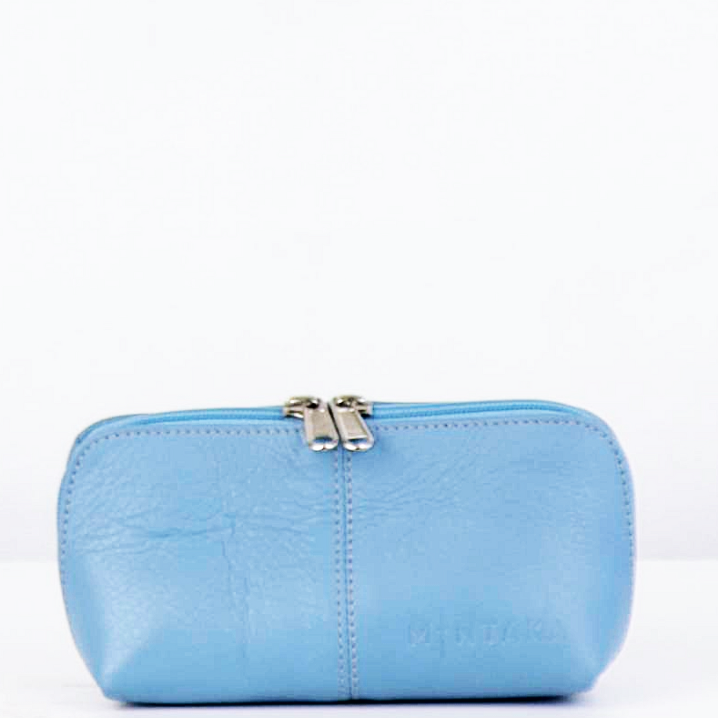 Gina Domed Leather Cosmetic Bag