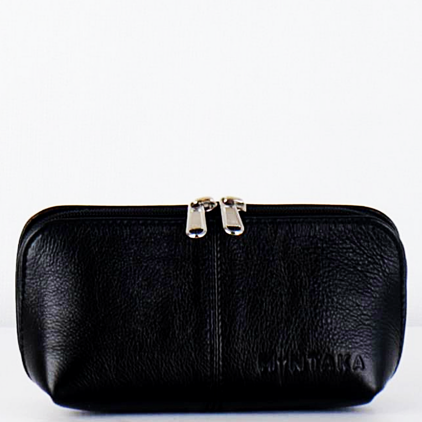Gina Domed Leather Cosmetic Bag