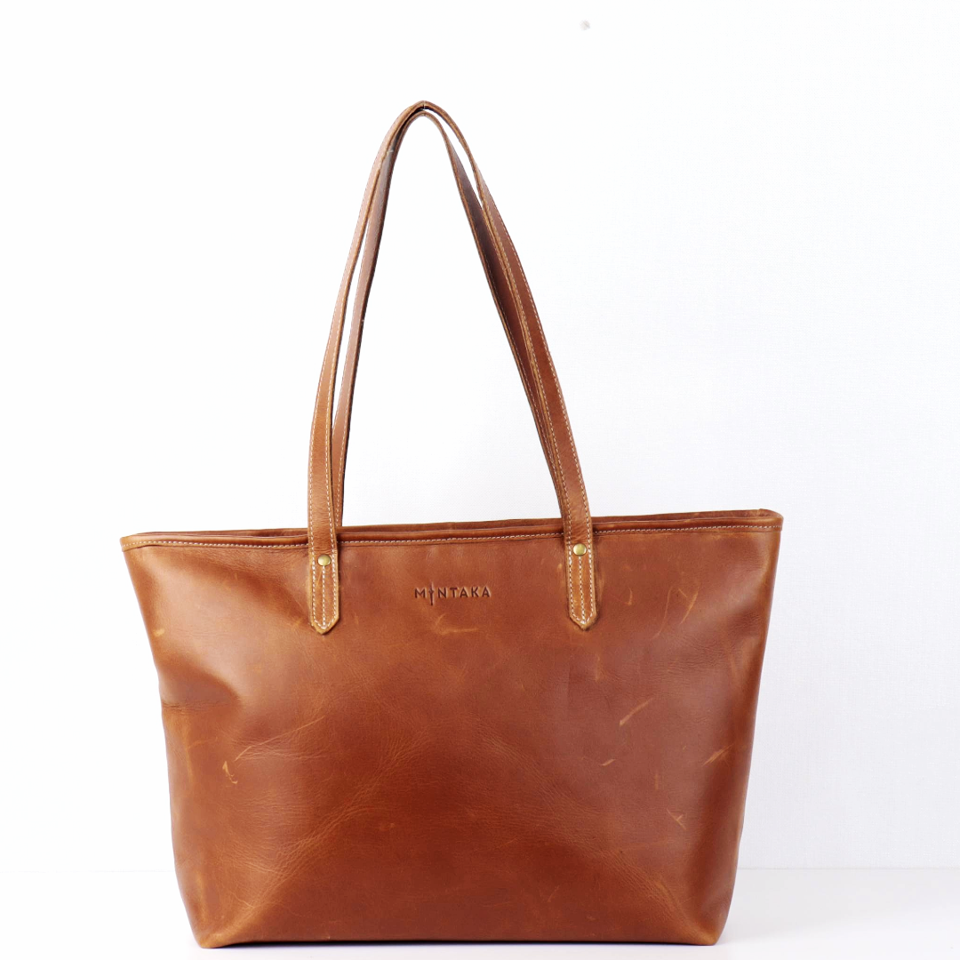 Luna Leather Shopper