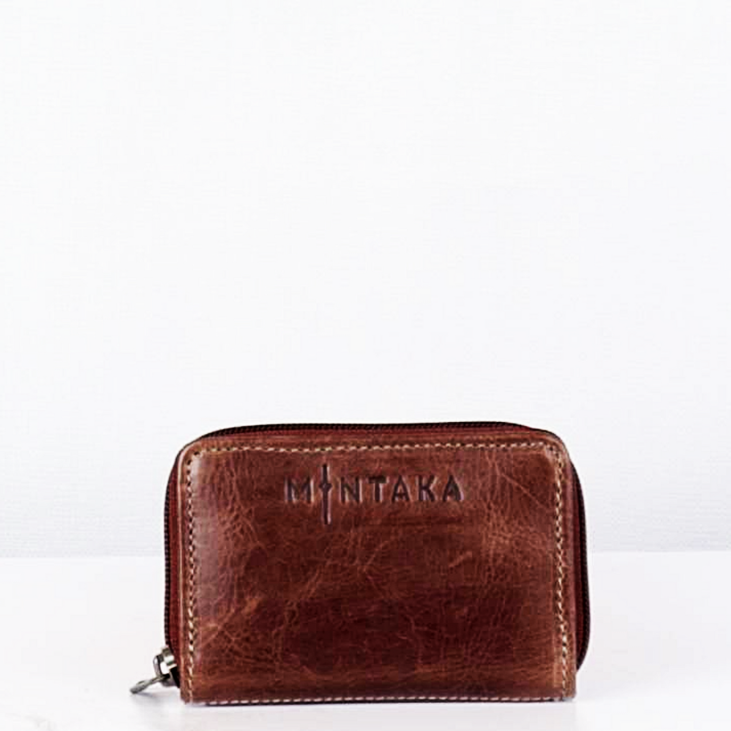 Mini Zip Leather Purse