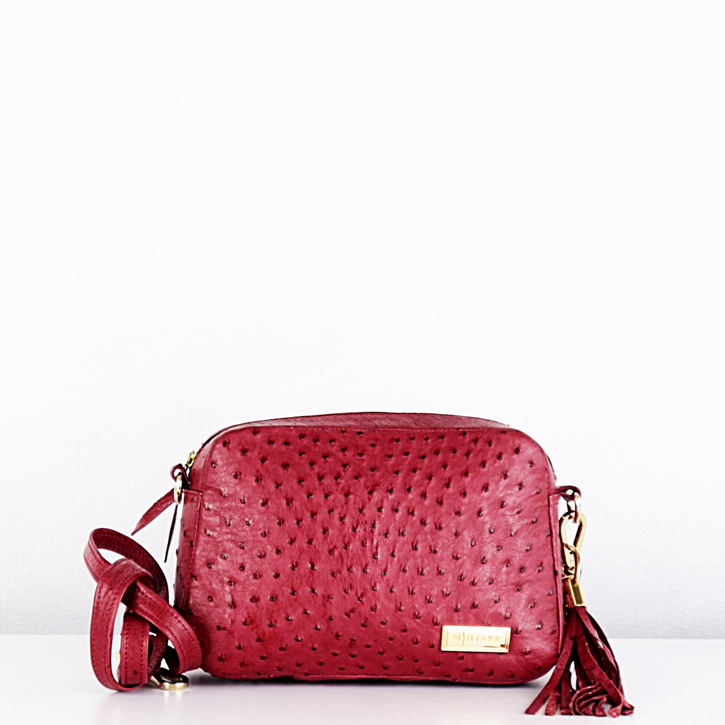 Ostrich Dinaledi Crossbody Handbag