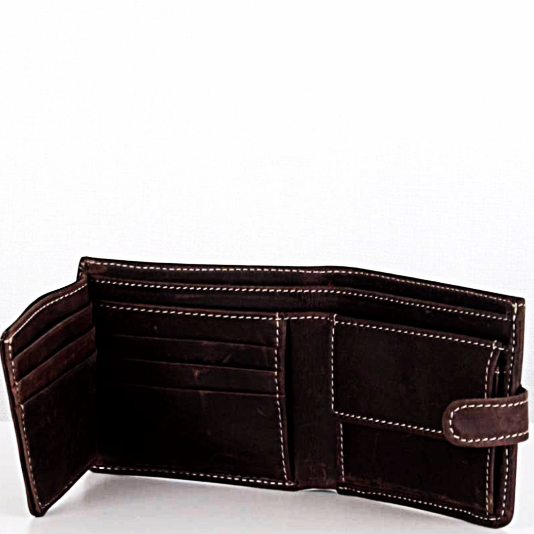 Thabo Three Fold Leather Wallet