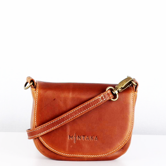 Zimbali Crossbody Leather Satchel Bag