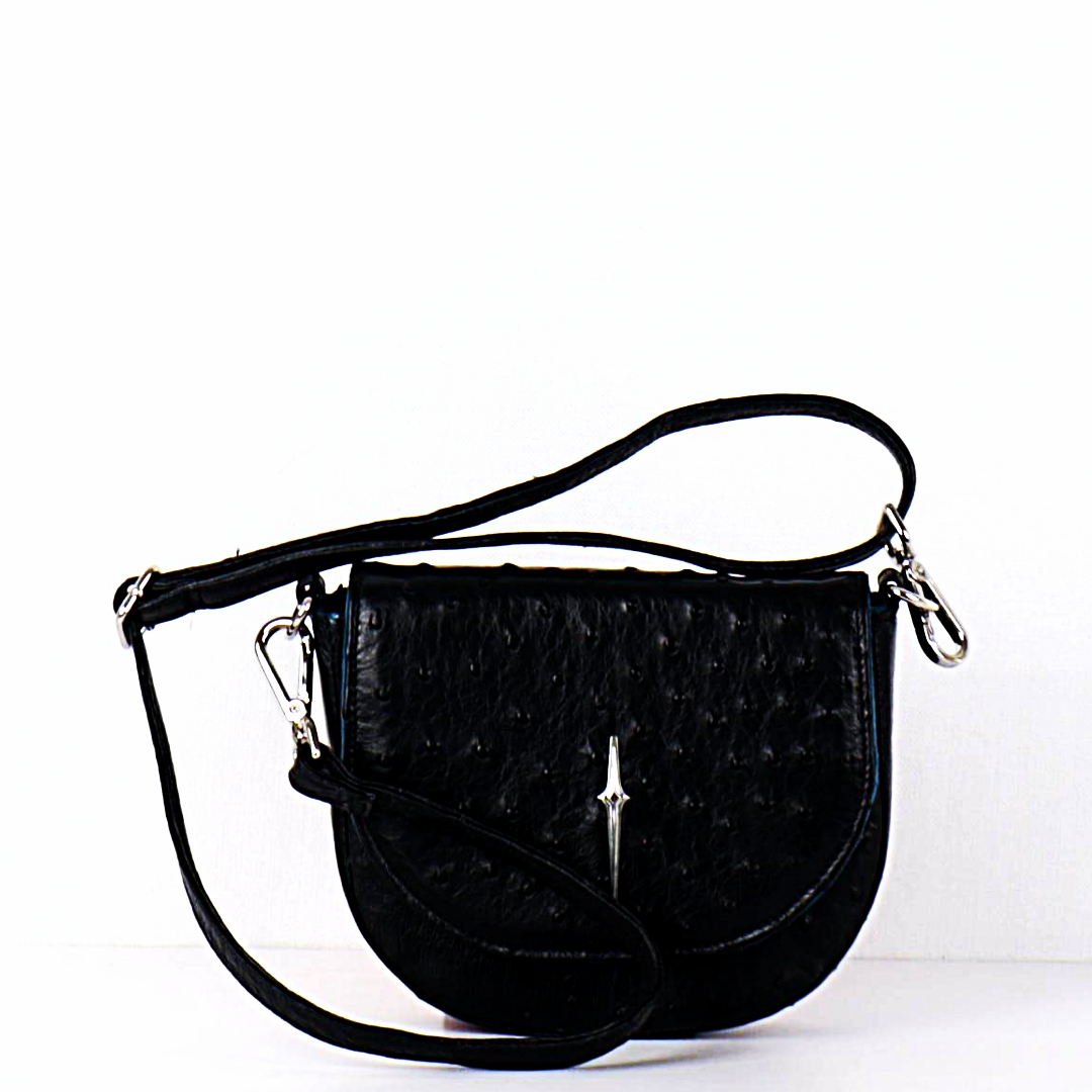 Ostrich Leather Zinkwazi Satchel