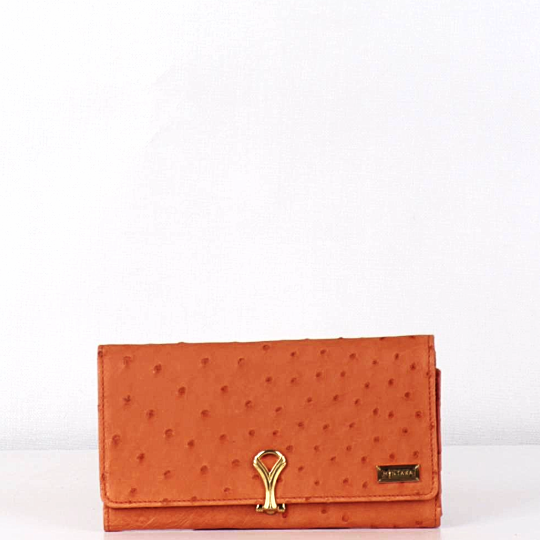 Sophie Ostrich Leather Purse