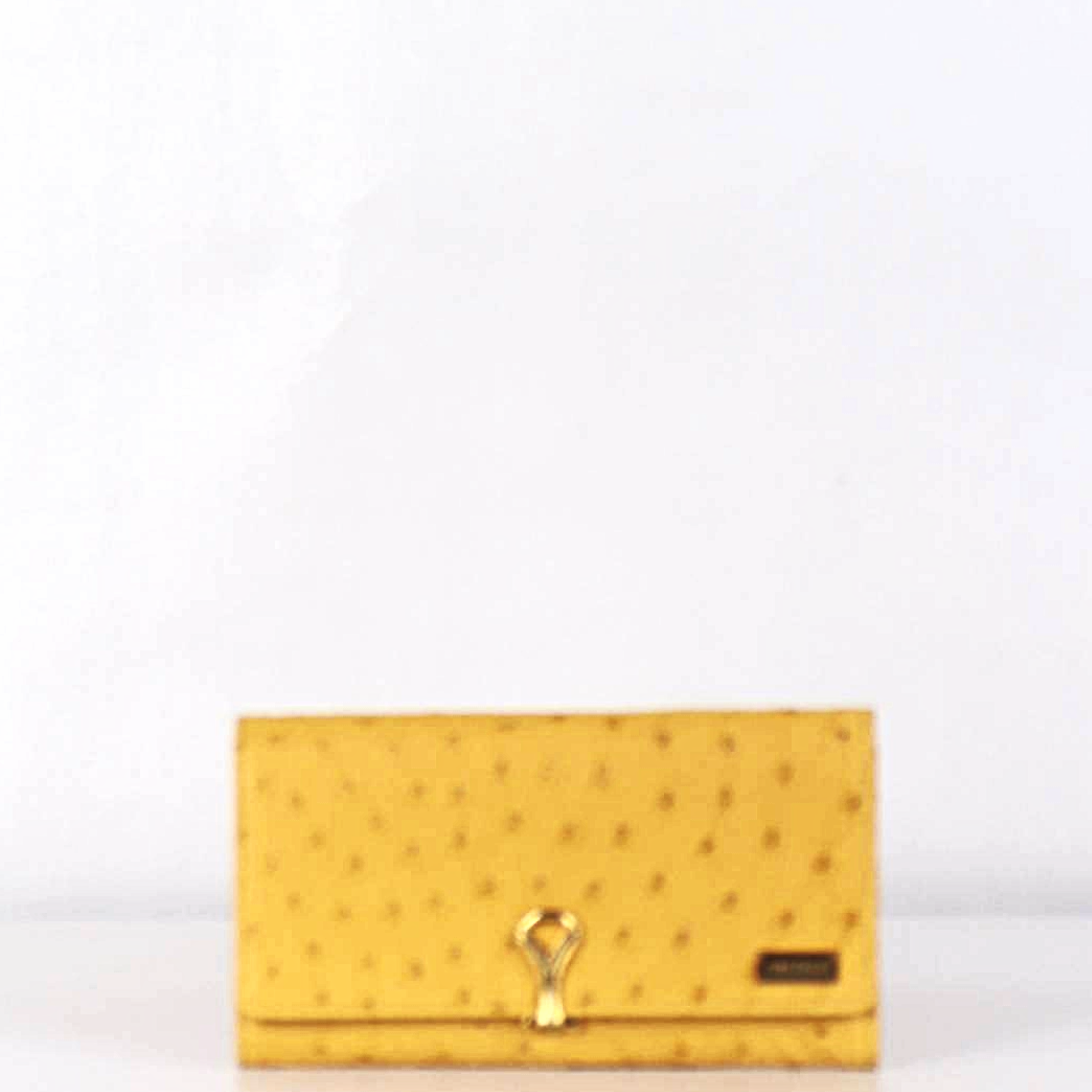 Sophie Ostrich Leather Purse