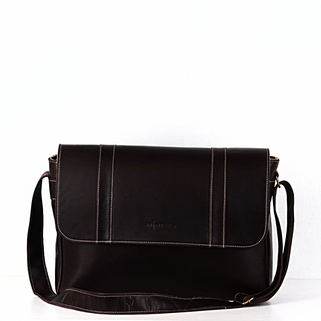 Smith Leather Laptop Satchel