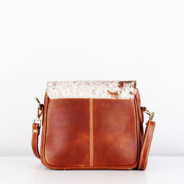 Emma Leather Handbag with Flap