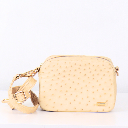 Ostrich Aretha Crossbody Bag