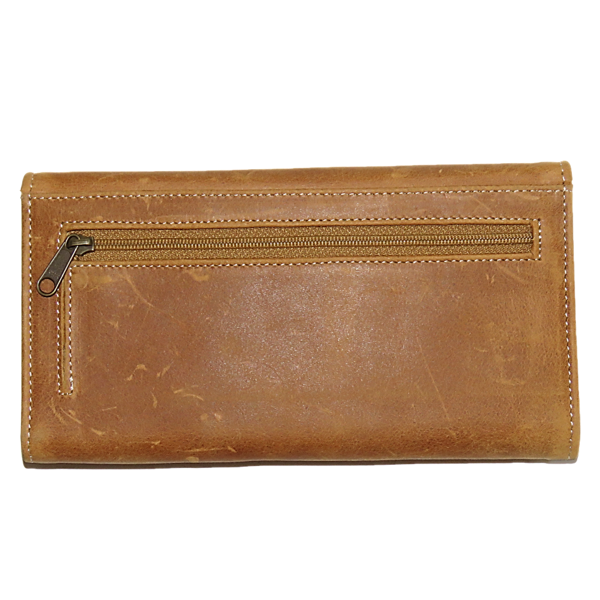 
            
                Load image into Gallery viewer, Kate Luxury 3 Fold Leather Purse
            
        
