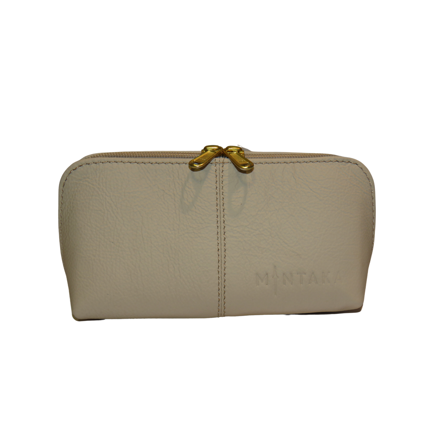 Gina Domed Leather Cosmetic Bag