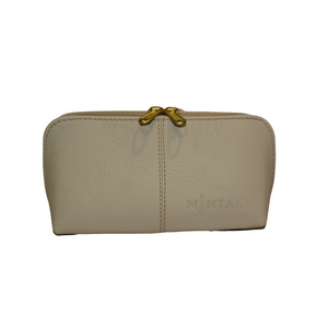 
            
                Load image into Gallery viewer, Gina Domed Leather Cosmetic Bag
            
        