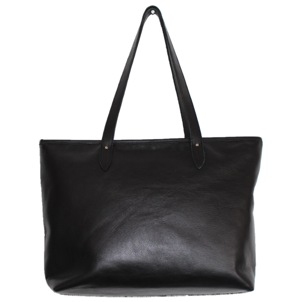 Luna Nguni Leather Shopper Bag