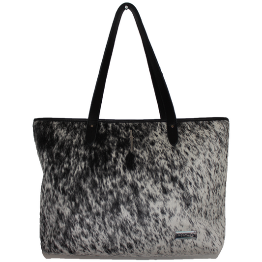 Luna Nguni Leather Shopper Bag