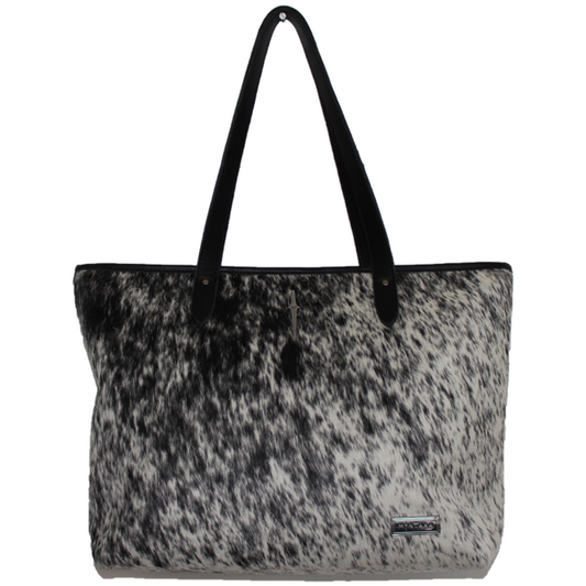 Luna Nguni Leather Shopper